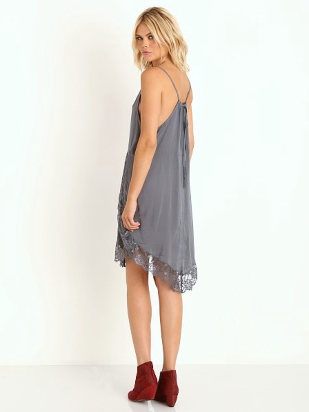 Free People Eyelashes Slip Slate Grey